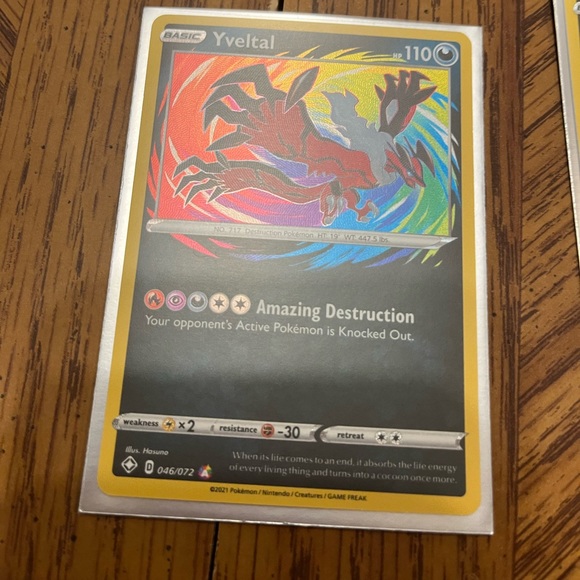 Pokemon | Games | Yveltal Amazing Rare 46072 Both Cards In Excellent  Condition | Poshmark